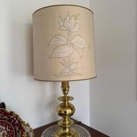 LAMPADA DA TAVOLO IN OTTONE