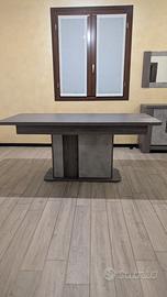 Tavolo allungabile moderno effetto legno grigio 18