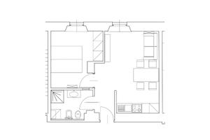 Bilocale ristrutturato e arredato