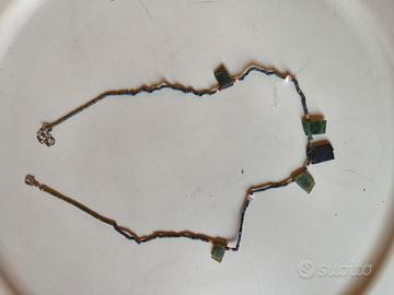Collana con giada e pietre dure