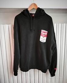 Felpa nera con cappuccio. Pull&Bear. Taglia L