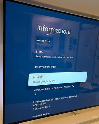 TV Philips OLED 77 Pollici Serie 819 Ambilight 4K