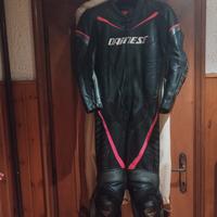 Tuta moto pelle donna tg 44 dainese