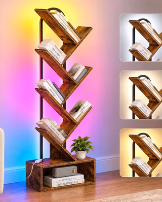 libreria a led con effetti