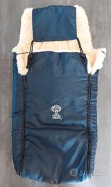 Sacco a pelo per passeggino in vello di agnello