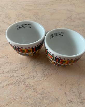 Due tazze cappuccino ILLY GILLO DORFLES