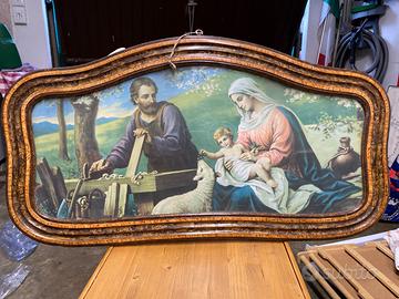 Quadro con cornice in radica