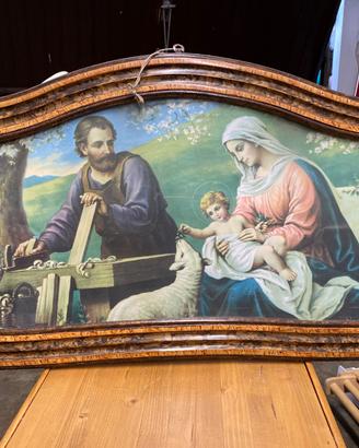Quadro con cornice in radica
