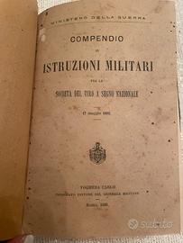 Compendio di istruzioni militari edizione 1885
