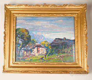 Quadro a olio di Metello Merlo