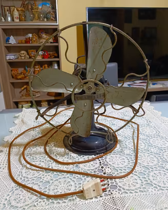 ventilatore marelli anni 30 in ottone 