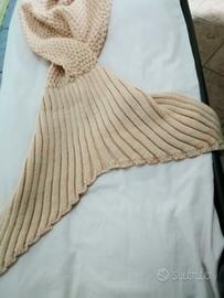 Coperta/plaid a sirena NUOVA