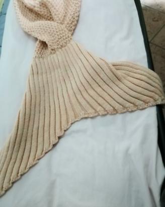 Coperta/plaid a sirena NUOVA