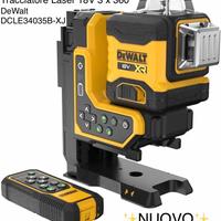 Tracciatore laser 18V XR 3 x 360° DwWalt - NUOVO