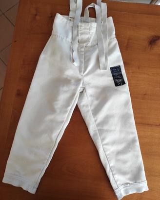 Pantaloni scherma Eurofencing taglia 42 uomo destr