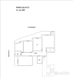 Ampio appartamento panoramico con garage