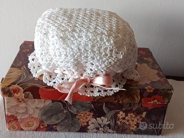 Antica cuffia da letto della nonna* Vintage
