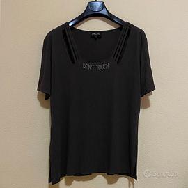 Movida Fashion T-shirt Glitter Don't Touch XL