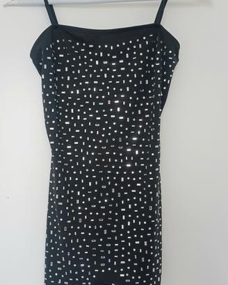 Tuta playsuit con paillettes nuova Shein XS