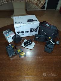 Canon Eos M con Adattatore Meike