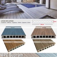 Pavimenti legno coestruso WPC listoni doghe travi