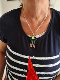 Set Gioielli Argento 925/800 Vintage 
