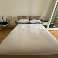 Letto matrimoniale contenitore con comodini