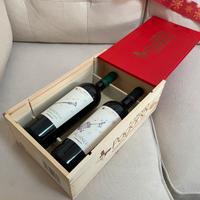 Box legno vini Natale Fattoria Pagano falanghina