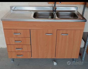 Lavello inox da cm 120