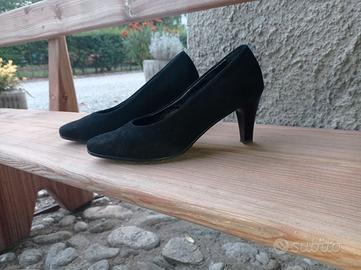 Scarpe Décolleté Camoscio Nero SARA di Berton 36