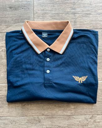 Polo uomo Manfinity Homme Tg XXL Blu scuro Nuova