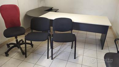 scrivania postazione da lavoro 