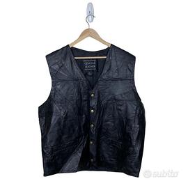Gilet Biker Vera Pelle taglia 3XL