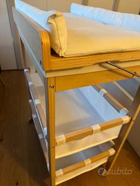 Roba Fasciatoio in legno + Vasca 2in1