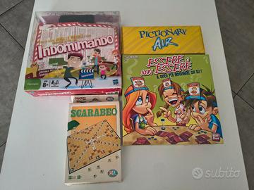 4 giochi: Indomimando, Scarabeo, trabocchetto... 