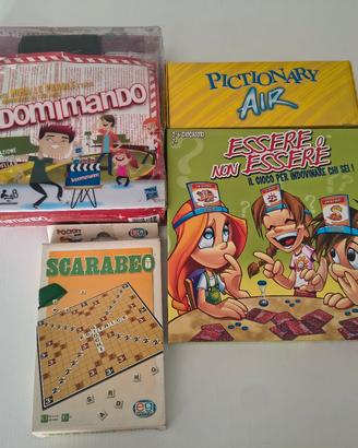 4 giochi: Indomimando, Scarabeo, trabocchetto... 