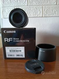 Obiettivo RF Canon 85mm f2 - usato