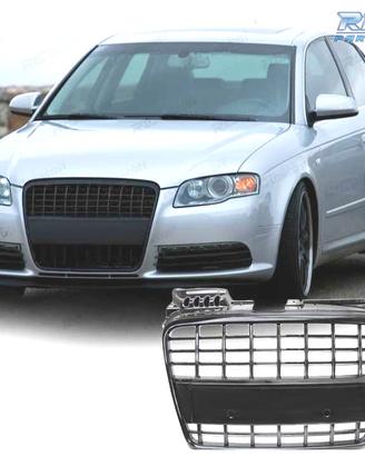 GRIGLIA AUDI A4 B7 04-09 LOOK S LINE NERO LUCIDO