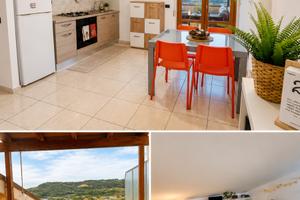Luminosa mansarda con ampio terrazzo