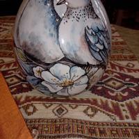 uovo  di ceramica portafortuna 