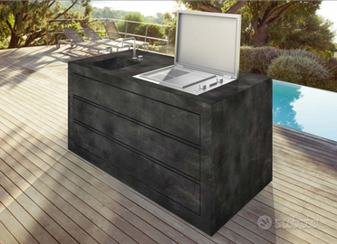 Barbecue a gas in casa