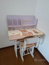scrivania per bambini regolabile