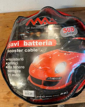 Cavi avviamento batteria 500A con custodia