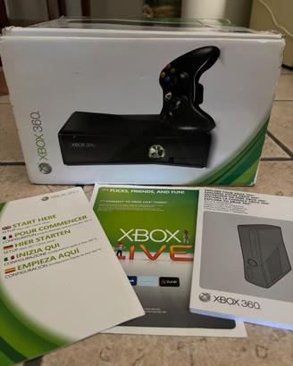 Console Xbox 360 Slim in Scatola (CIB) con Manuali