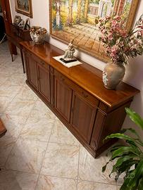 Credenza in legno 228*50*92h
