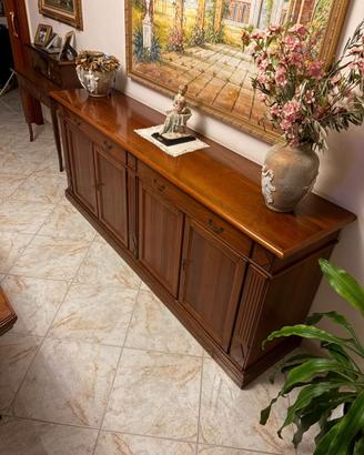 Credenza in legno 228*50*92h