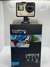 Go Pro Hero 4 Black + Accessori + Schermo