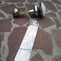 Ventilatore da soffitto cromato con luce