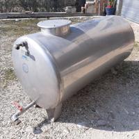 contenitore serbatoio  in acciaio Inox 500 litri