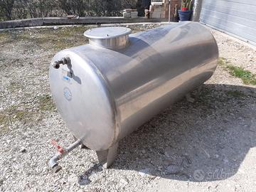contenitore serbatoio  in acciaio Inox 500 litri